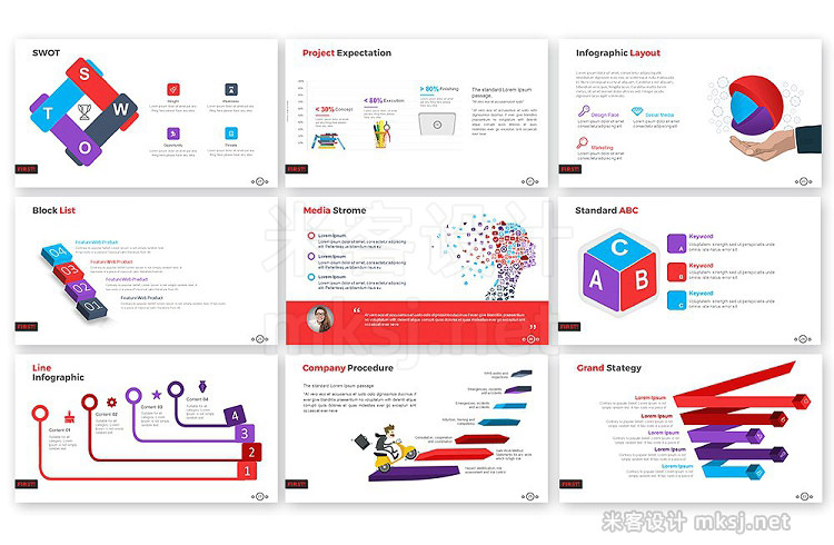 PPT模板 First Powerpoint Template