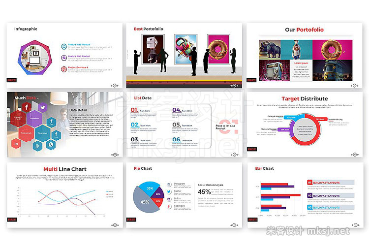 PPT模板 First Powerpoint Template