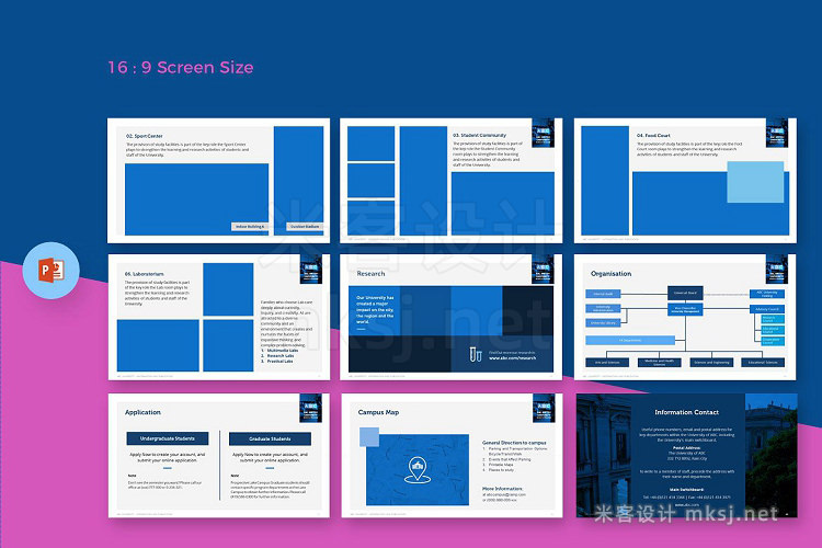 PPT模板 Clean Education Powerpoint Template