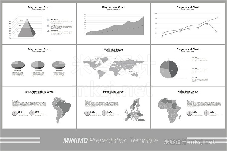 PPT模板 MINIMO Powerpoint Template