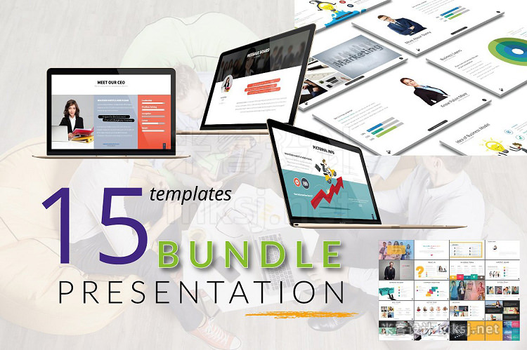 PPT模板 Ultimate Powerpoint Bundle