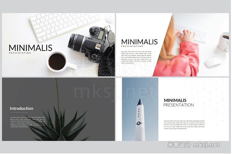 PPT模板 Minimalis Multipurpose Powerpoint