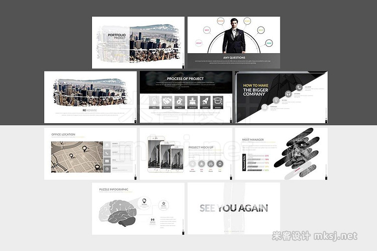 PPT模板 Renovase Powerpoint Template