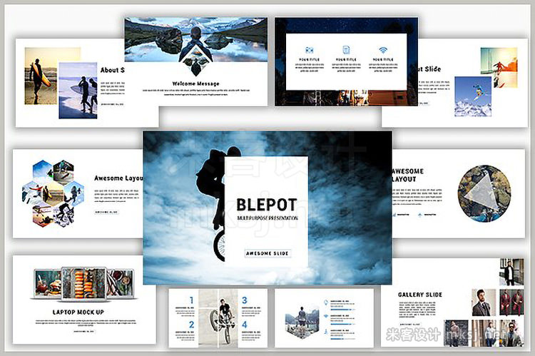 PPT模板 Blepot Powerpoint Template