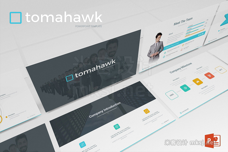 PPT模板 Tomahawk Powerpoint Template