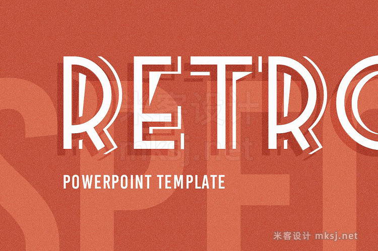 PPT模板 Retrospective PowerPoint Template