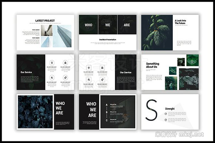 PPT模板 Seulebor Powerpoint Template