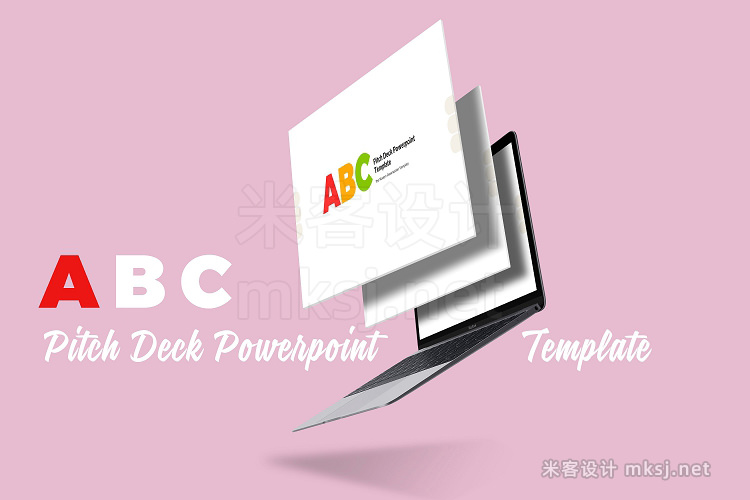 PPT模板 ABC Pitch Deck Presentation Template