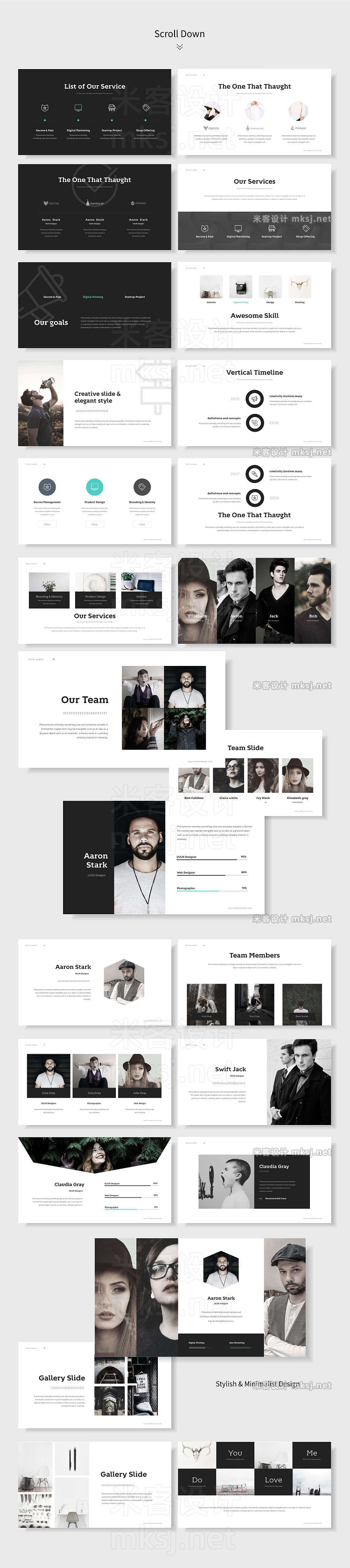 PPT模板 Simpleday Powerpoint Template