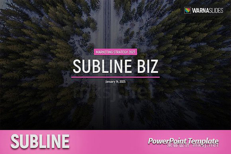 PPT模板 Subline PowerPoint Template