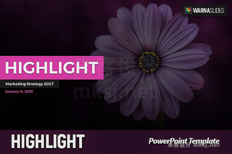 PPT模板 Highlight PowerPoint Template