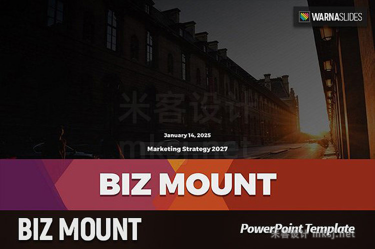 PPT模板 Biz Mount PowerPoint Template