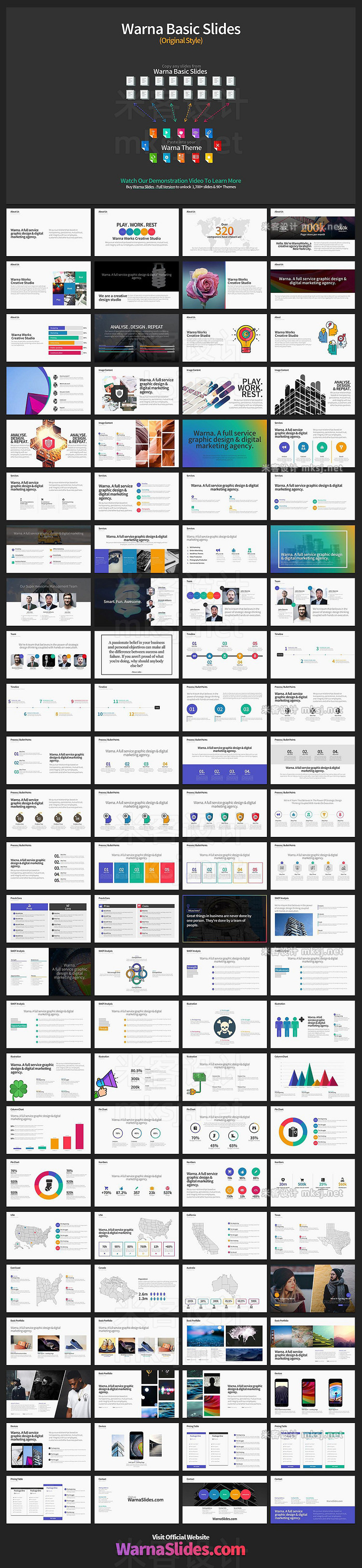 PPT模板 Clean Biz PowerPoint Template