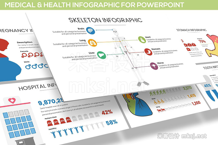PPT模板 Medical Infographic for Powerpoint