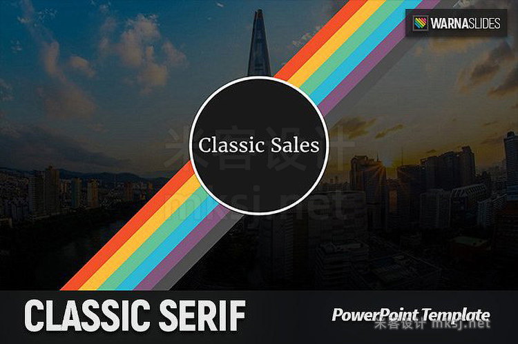 PPT模板 Classic Serif PowerPoint Template