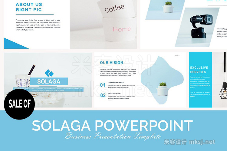 PPT模板 SOLAGA POWERPOINT SALE OF