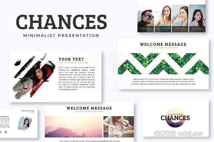 PPT模板 Chances PowerPoint Template