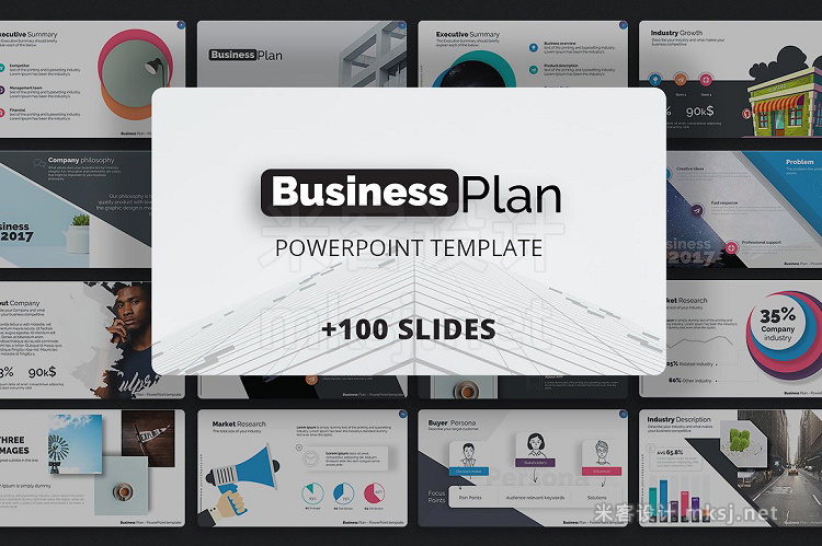 PPT模板 Business Plan PowerPoint Template