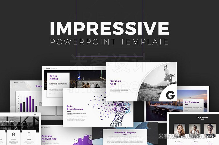 PPT模板 Impressive Powerpoint Template