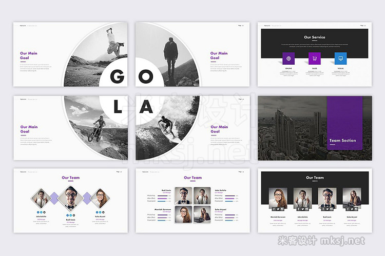 PPT模板 Impressive Powerpoint Template