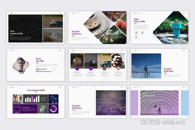 PPT模板 Impressive Powerpoint Template