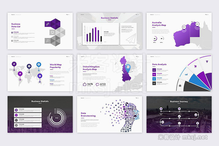 PPT模板 Impressive Powerpoint Template