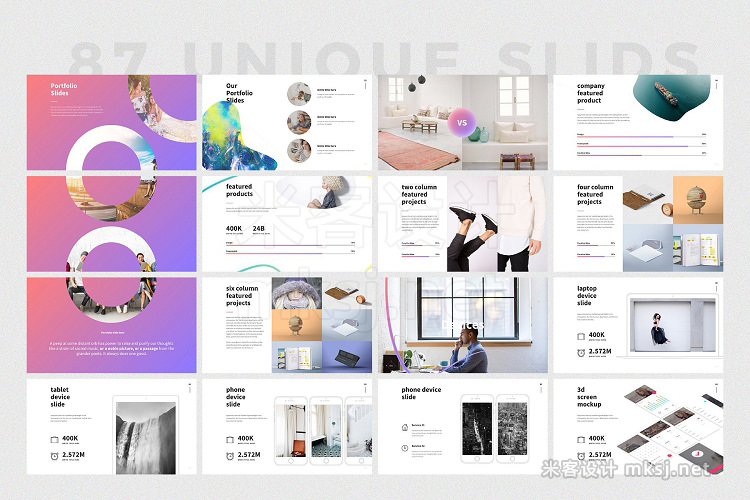 PPT模板 SHAPER powerpoint template