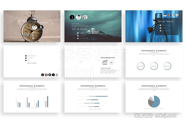 PPT模板 fOCUS Premium PowerPoint Template