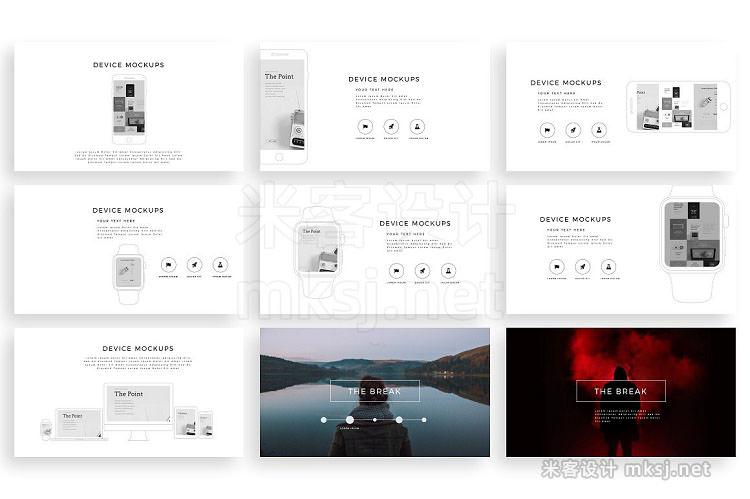 PPT模板 fOCUS Premium PowerPoint Template