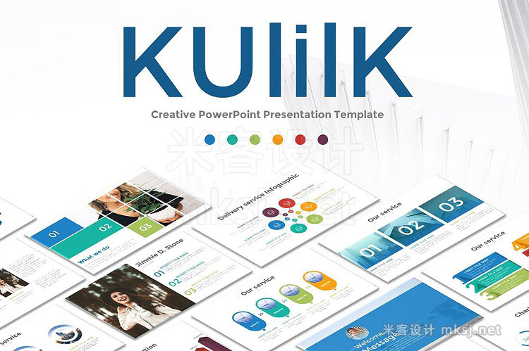 PPT模板 Se7en PowerPoint Templates Bundle