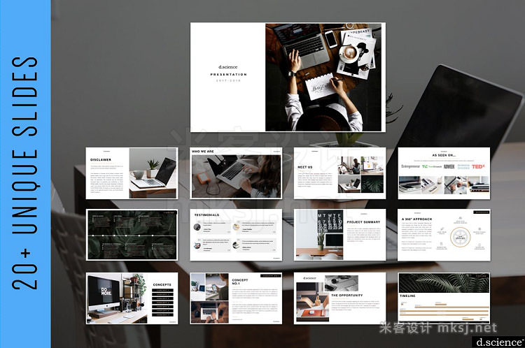 PPT模板 Creative Pitch Deck Startup Template