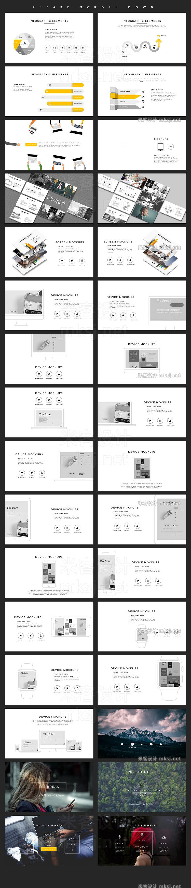 PPT模板 LEVEL PowerPoint Template