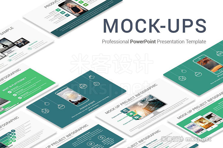 PPT模板 Mock ups PowerPoint Template