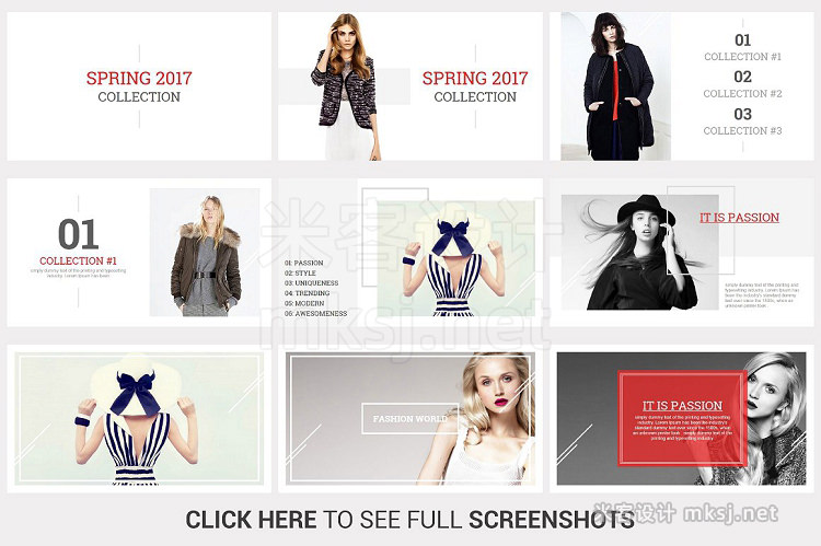 PPT模板 Fashion PowerPoint Template