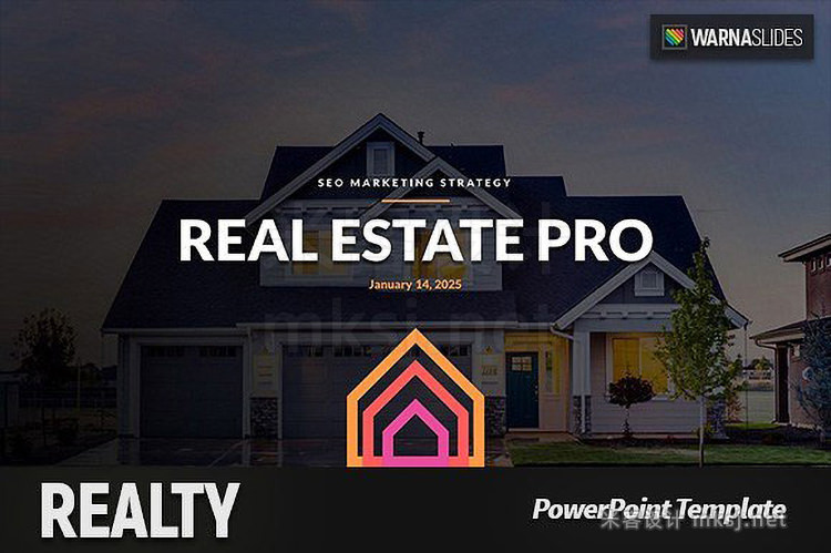 PPT模板 Realty PowerPoint Template