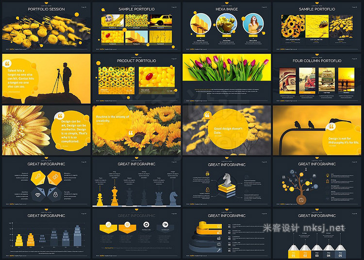 PPT模板 Deon Powerpoint Template