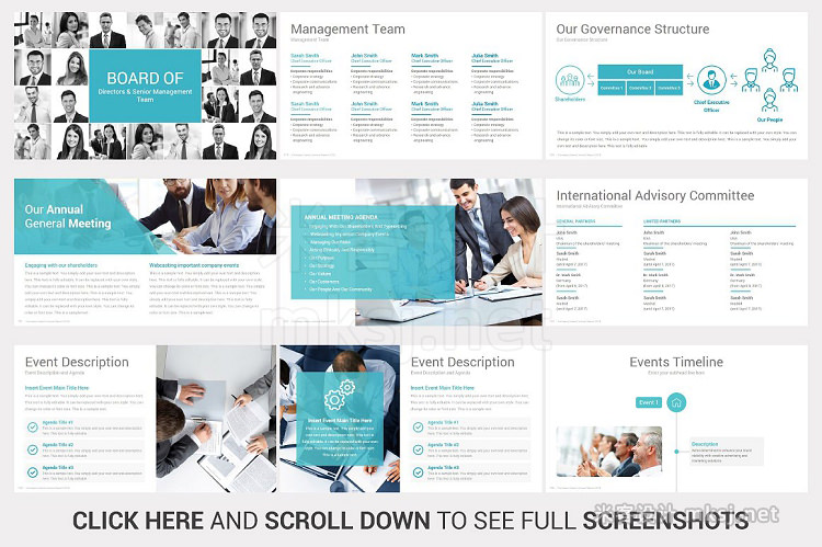 PPT模板 Annual Report PowerPoint Template