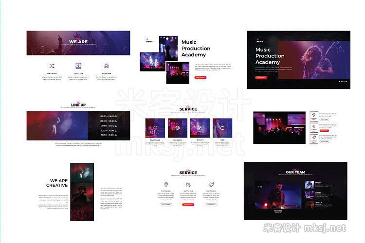 PPT模板 Madness Powerpoint Template