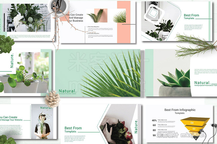 PPT模板 Natural Powerpoint Template