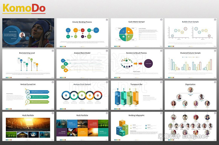 PPT模板 KomoDo Powerpoint Template