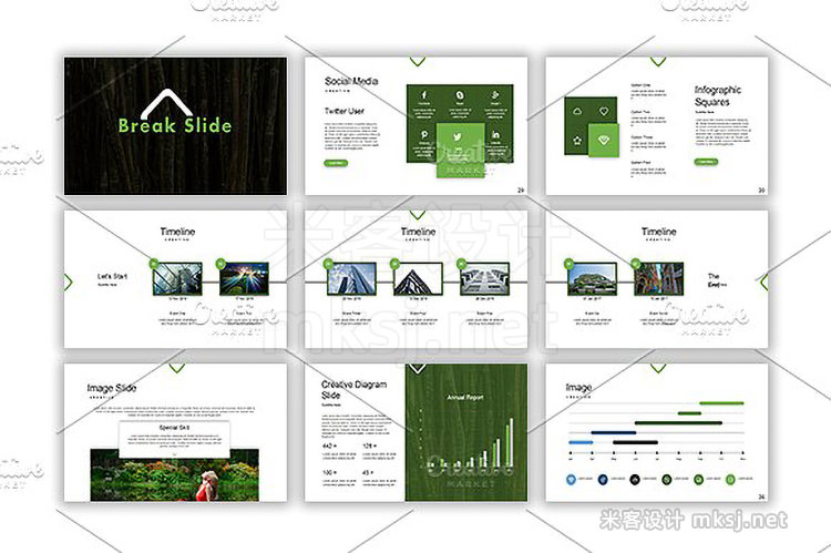 PPT模板 Criuks Powerpoint Template