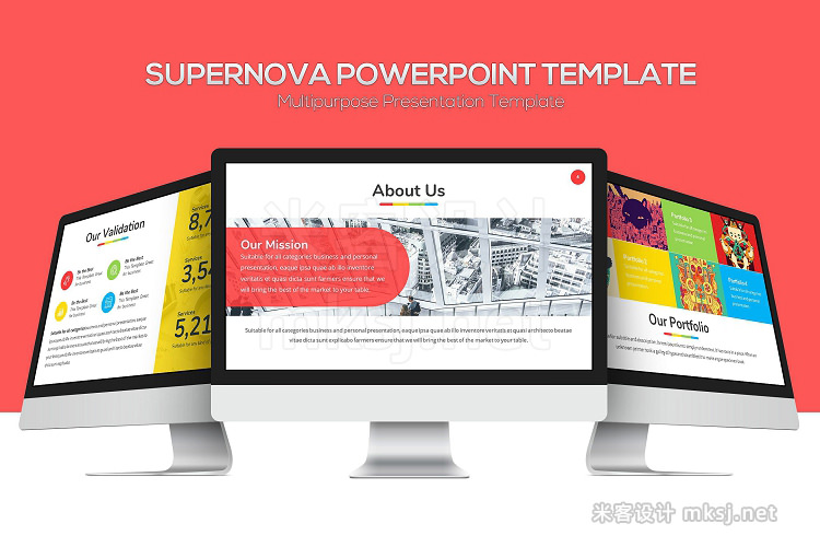 PPT模板 Supernova Multipurpose Powerpoint