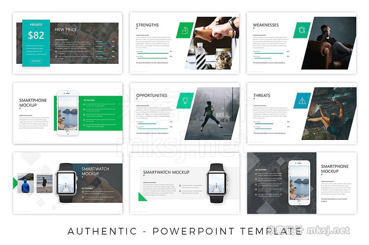 PPT模板 Authentic Powerpoint Template
