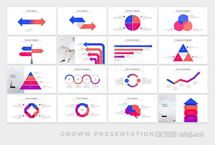 PPT模板 CROWN Powerpoint Template
