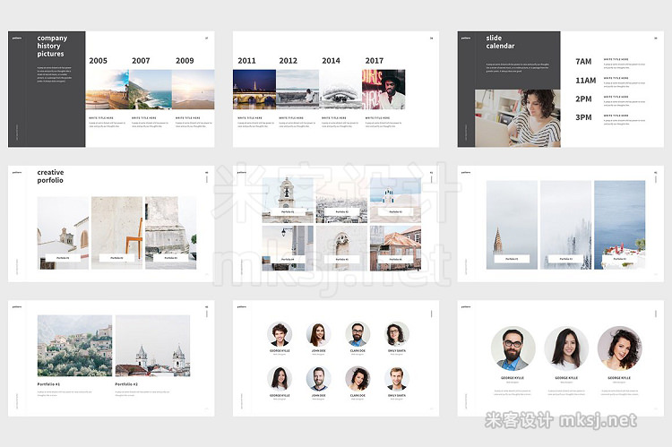 PPT模板 PATTERN Powerpoint Template