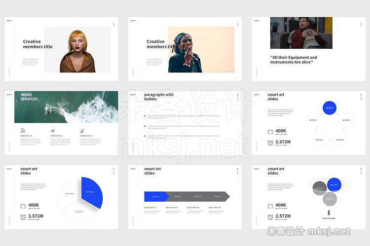 PPT模板 PATTERN Powerpoint Template