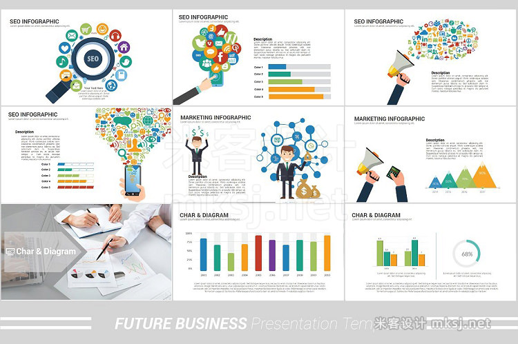 PPT模板 Future Business Powerpoint Template