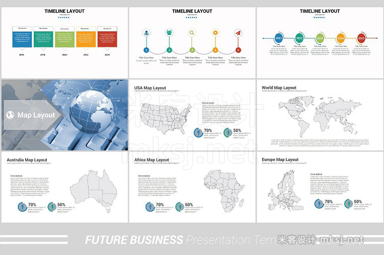 PPT模板 Future Business Powerpoint Template