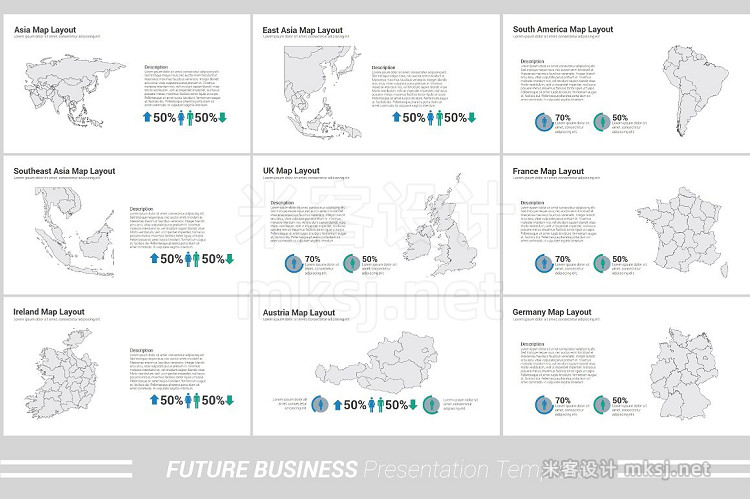 PPT模板 Future Business Powerpoint Template