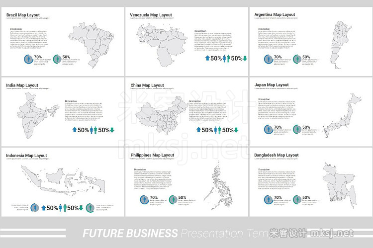 PPT模板 Future Business Powerpoint Template